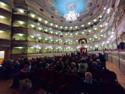 Teatro Zandonai premiazione 43° Festival Teatro Amatoriale Sipario d'Oro
